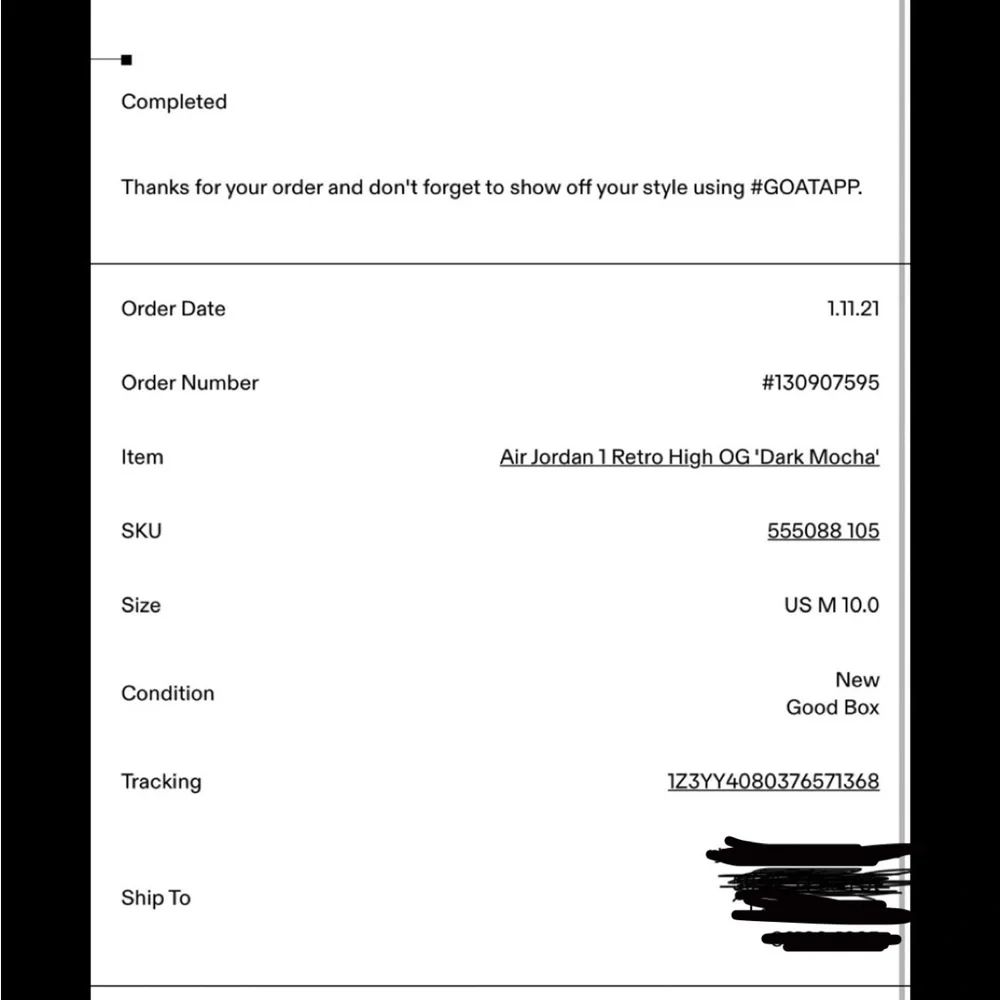 Jordan 1 Mocha High - Picture 3 of 3